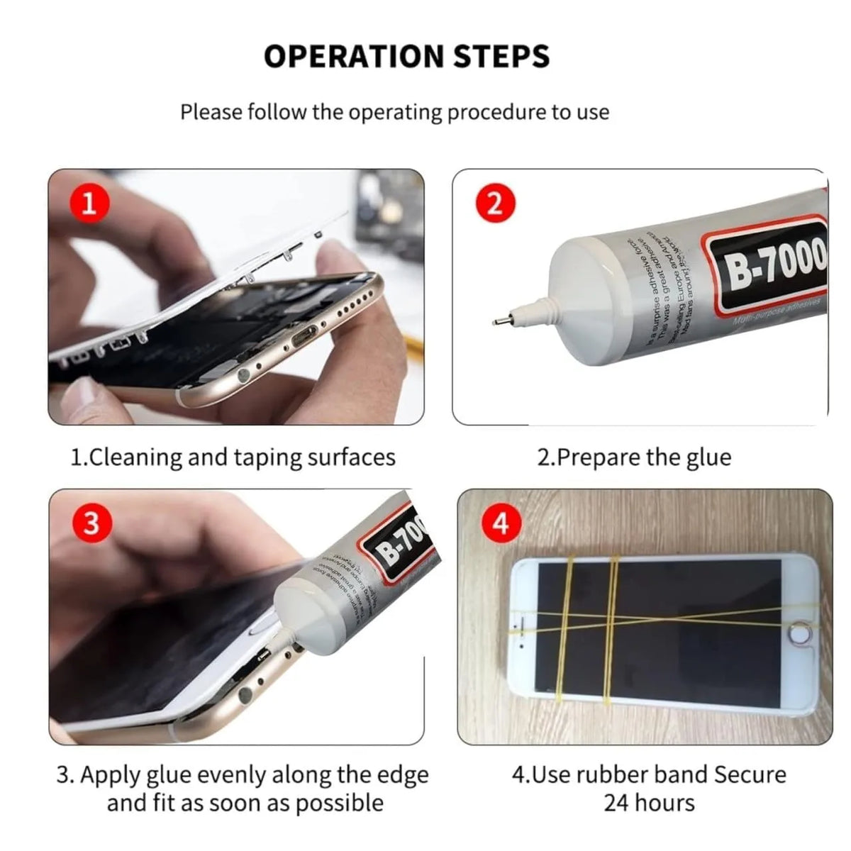 B 7000 strong multipurpose adhesive glue