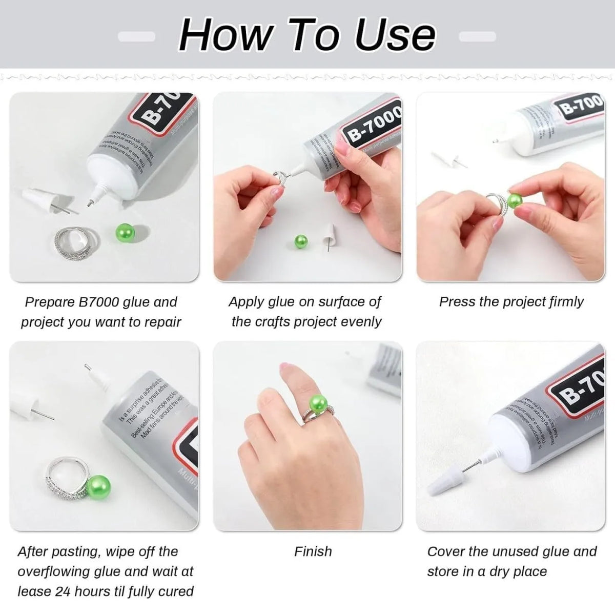 B 7000 strong multipurpose adhesive glue