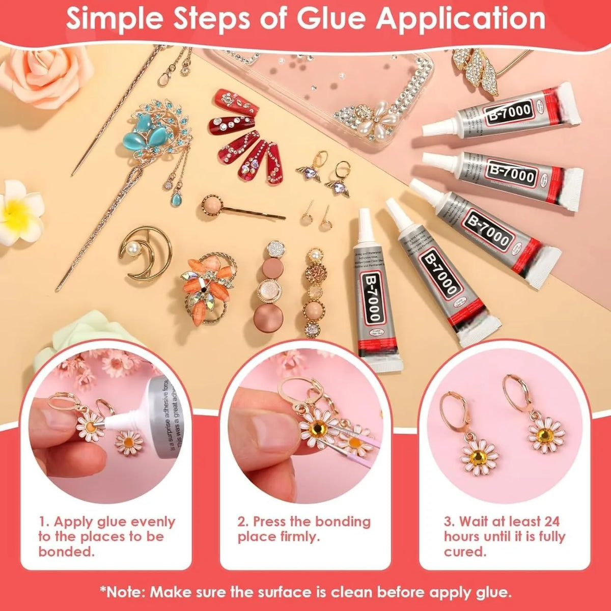 B 7000 strong multipurpose adhesive glue