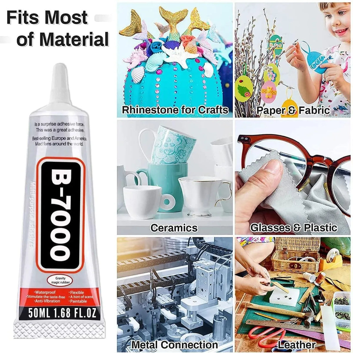 B 7000 strong multipurpose adhesive glue