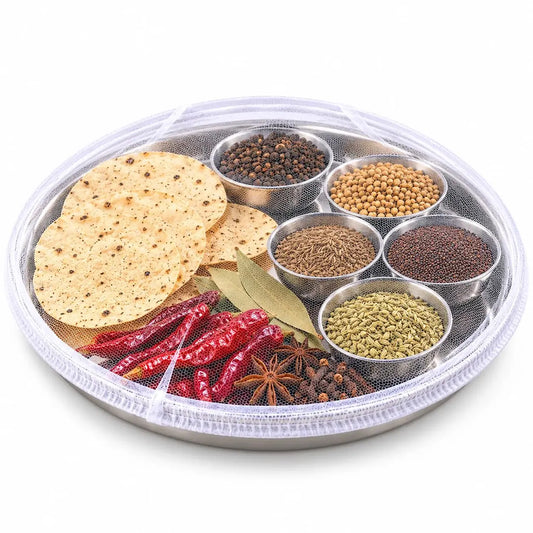 Food Sun Drying Mesh Cover for Papad, Spices & Grains Elastic Reusable Net