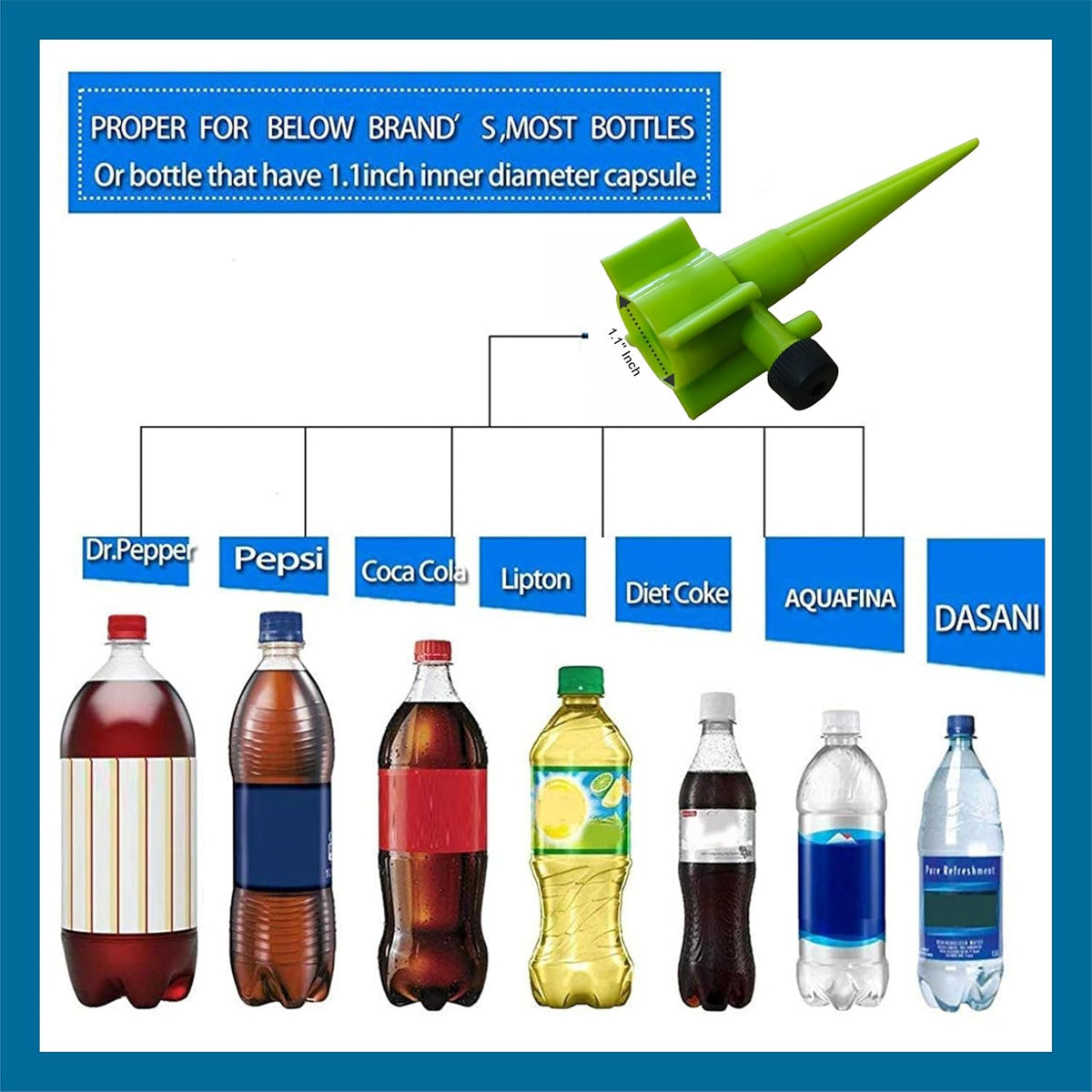 Drip Irrigation kit for Home Garden | Self-Watering Spikes for Plants | Automatic Plant Watering Devices | Indoor & Outdoor Plant Care