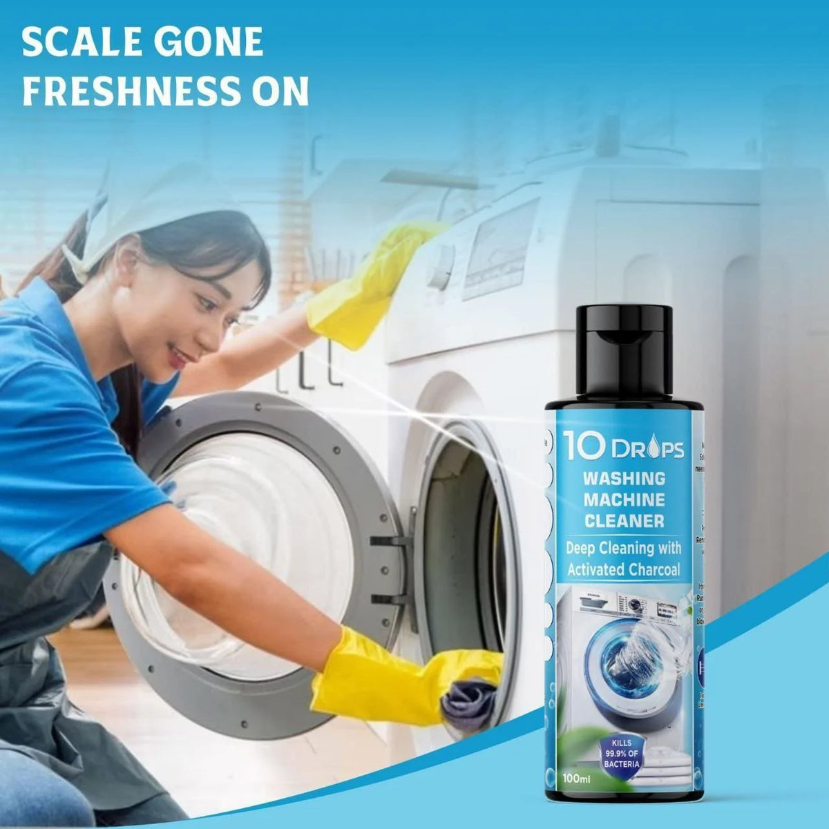 10 Drops Washing Machine Cleaner 100ml