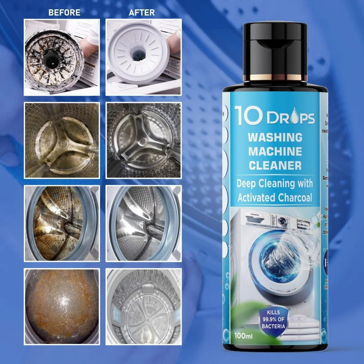 10 Drops Washing Machine Cleaner 100ml